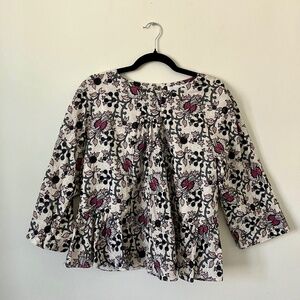 Thakoon Addition 100% Cotton Floral Blouse - Excellent Quality and Condition